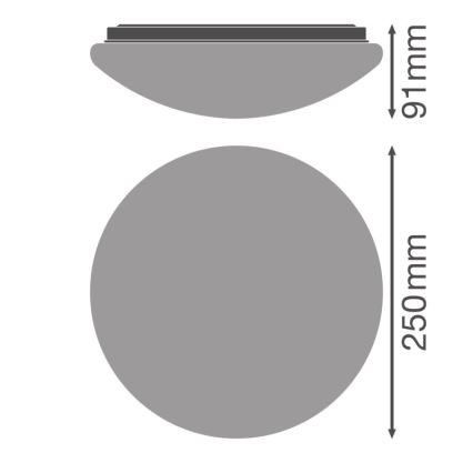 Osram - LED plafonsko svetlo ESSENTIAL LED/13W/230V 6500K prečnik 25 cm