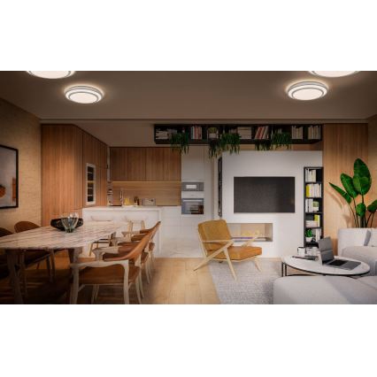 Osram - LED plafonsko svetlo ORBIS BERLIN LED/36W/230V, prečnik 49,2 cm, srebrno