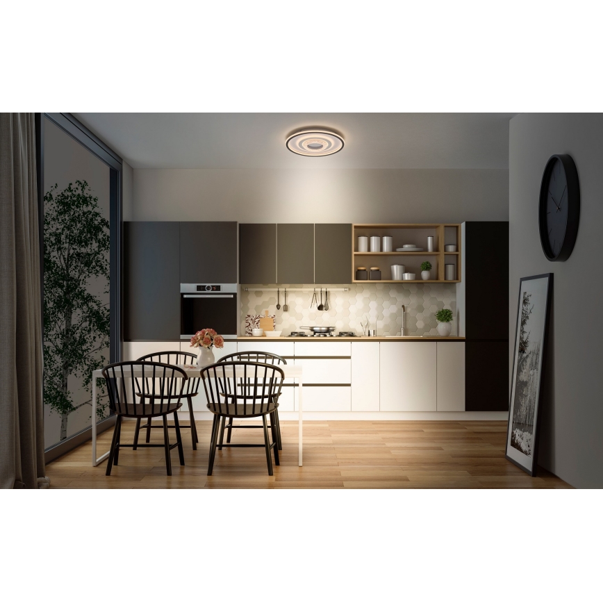 Osram - LED plafonsko svetlo ORBIS CRISTALLY LED/50W/230V 2700/4000/6000K prečnik 43 cm bela/crna