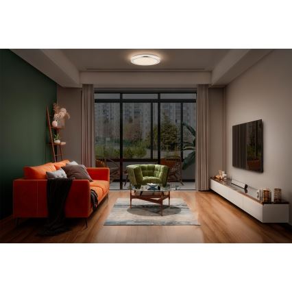 Osram - LED plafonsko svetlo ORBIS HELMAN LED/16W/230V prečnik 29,5 cm u srebrnoj boji