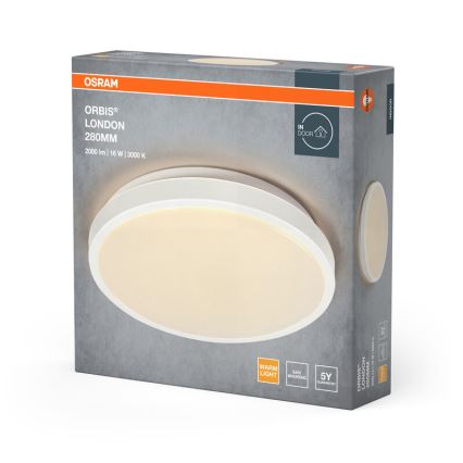 Osram - LED plafonsko svetlo ORBIS LONDON LED/16W/230V prečnik 28 cm belo