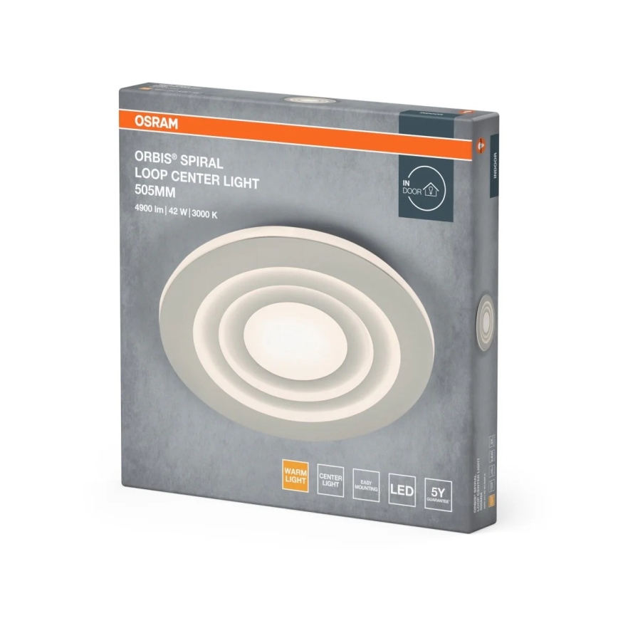 Osram - LED plafonsko svetlo ORBIS SPIRAL LED/42W/230V prečnika 50,5 cm belo