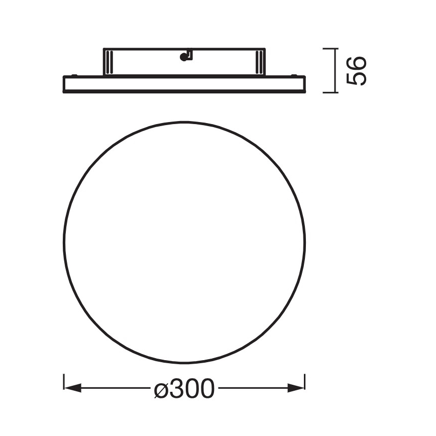 Osram - LED plafonsko svetlo PLANON LED/20W/230V 3000K prečnik 30 cm belo