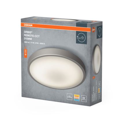 Osram - LED prigušiva plafonska svetiljka ORBIS LED/17W/230V 2700-6500 prečnik 31 cm + daljinski upravljač