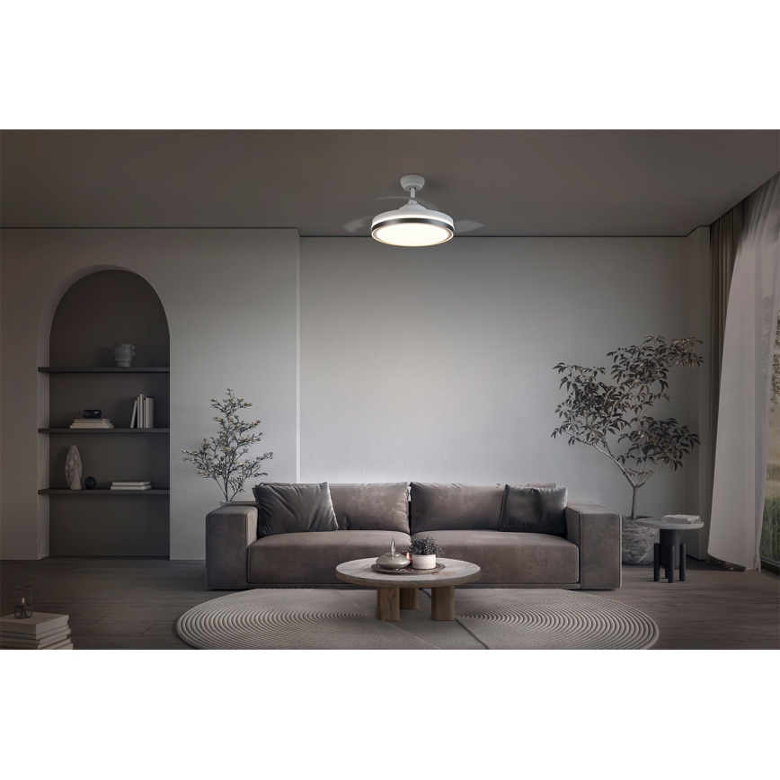 Osram - LED plafonsko svetlo sa stropnim ventilatorom LED/66W/230V 3000/4000/6500K belo + daljinski upravljač