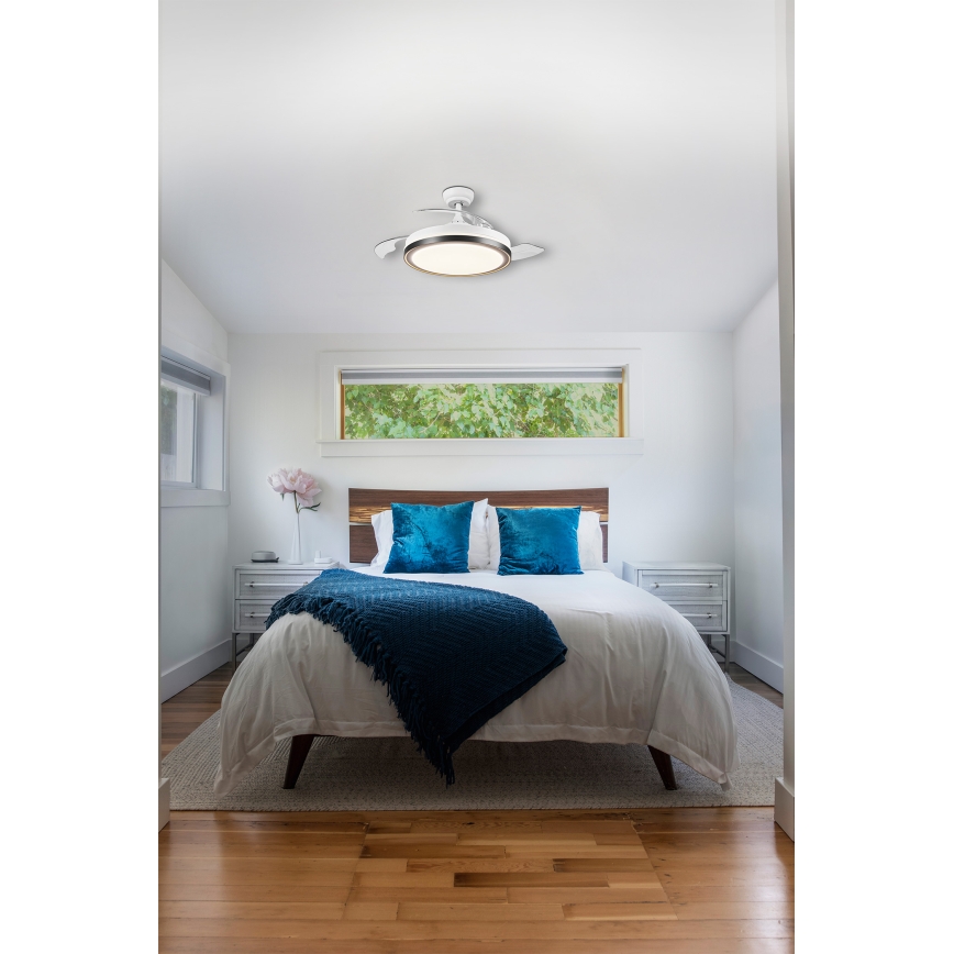 Osram - LED plafonsko svetlo sa stropnim ventilatorom LED/66W/230V 3000/4000/6500K belo + daljinski upravljač