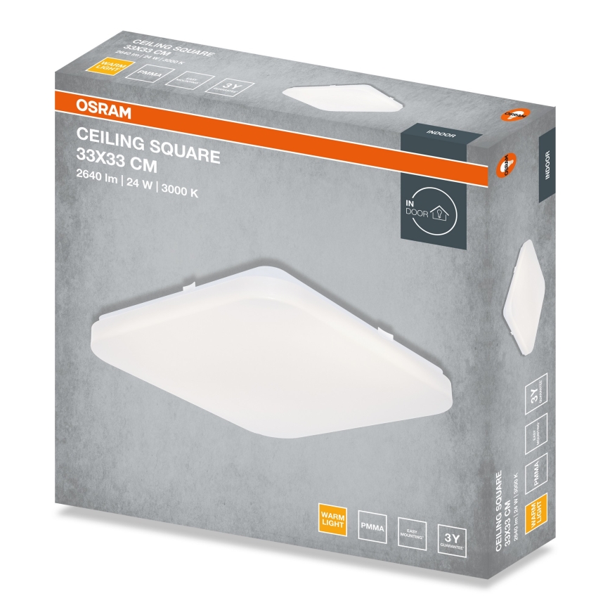 Osram - LED plafonsko svetlo SQUARE LED/24W/230V 33x33 cm