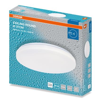 Osram - LED plafonsko svetlo za kupatilo CEILING ROUND LED/24W/230V 4000K prečnik 37 cm IP44 belo