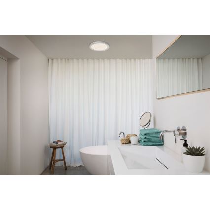 Osram - LED plafonsko svetlo za kupatilo ORBIS DISC LED/22W/230V 3000/4000K prečnik 30 cm IP44 matni hrom