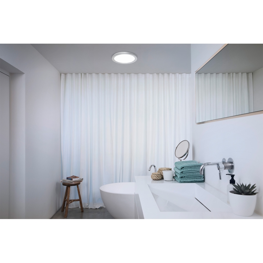 Osram - LED plafonsko svetlo za kupatilo ORBIS DISC LED/22W/230V 3000/4000K prečnik 30 cm IP44 matni hrom
