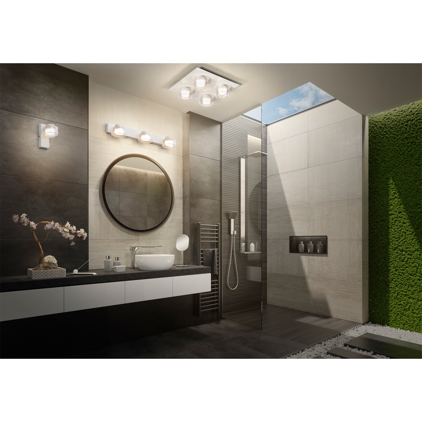 Osram - LED plafonsko svetlo za kupatilo ORBIS FLAME 4xLED/5,5W/230V 3000/4000K IP44 bela