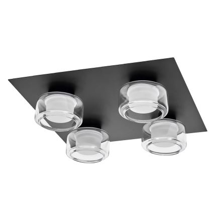 Osram - LED plafonsko svetlo za kupatilo ORBIS FLAME 4xLED/5,5W/230V 3000/4000K IP44 crna