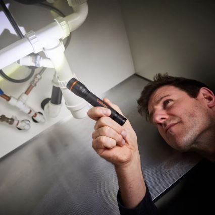 Osram - prigušiva LED ručna lampa LEDINSPECT TORCH 350 ESSENTIAL LED/4W/2xAAA IP44