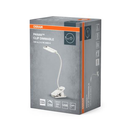 Osram - LED prigušiva dodirna stona lampa PANAN LED/5,2W/5V 1200 mAh