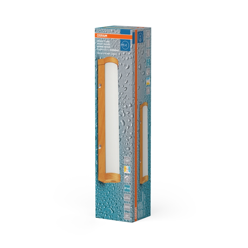 Osram - LED prigušiva rasveta za kupatilsko ogledalo ORBIS TUBE LED/9W/230V 3000/4000K 40 cm IP44 braon