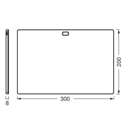 Osram - LED prigušiva svetiljka za ugradnju ispod ormarića sa senzorom pokreta UNDERCABINET LED/7,5W/230V 3000/4000/6500K 20x30 cm bela