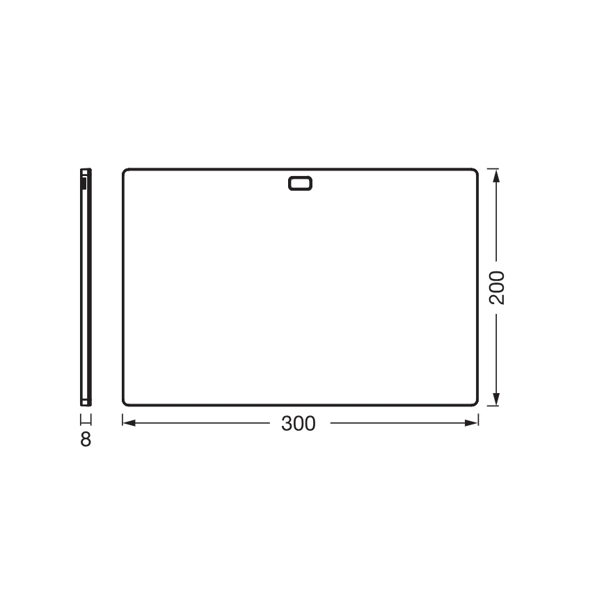 Osram - LED prigušiva svetiljka za ugradnju ispod ormarića sa senzorom pokreta UNDERCABINET LED/7,5W/230V 3000/4000/6500K 20x30 cm bela