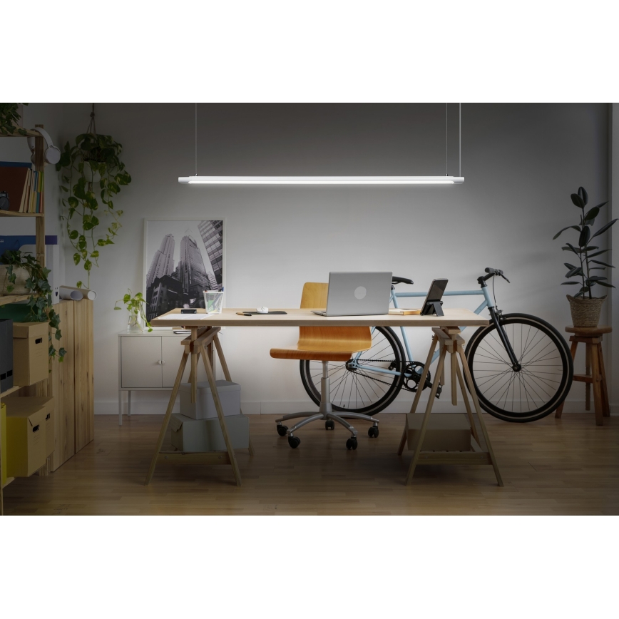 Osram - LED luster na sajli, prigušiva, OFFICE LINE LED/40W/230V 4000K 120 cm bela