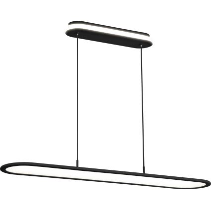 Osram - LED prigušiva luster na sajli OFFICE LINE LED/57W/230V 4000K 100 cm CRI 90 crna