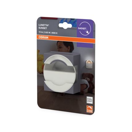 Osram - LED prigušiva noćna svetiljka LUNETTA LED/0,65W/230V