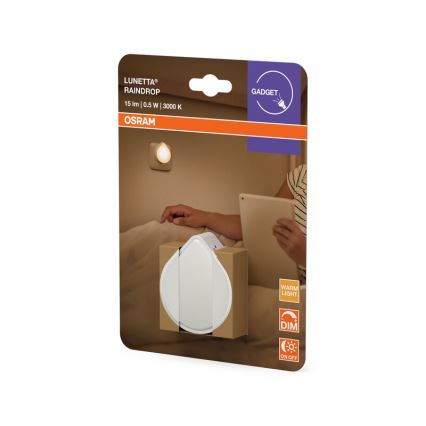 Osram - LED prigušiva orijentaciono svetlo za utičnicu LUNETTA LED/0,5W/230V