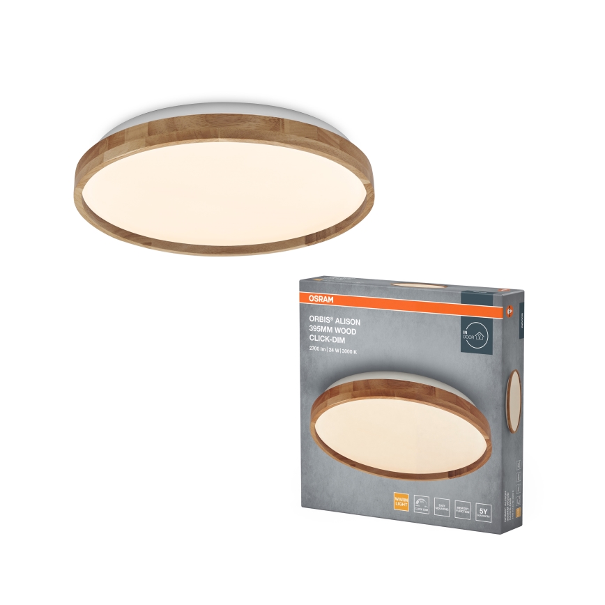 Osram - LED prigušiva plafonska svetiljka ORBIS ALISON LED/24W/230V prečnik 39,5 cm bež