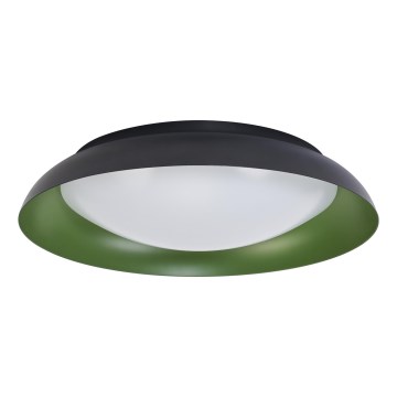 Osram - LED prigušiva plafonska lampa ORBIS PLATE LED/45W/230V, prečnik 48 cm, zelena/crna