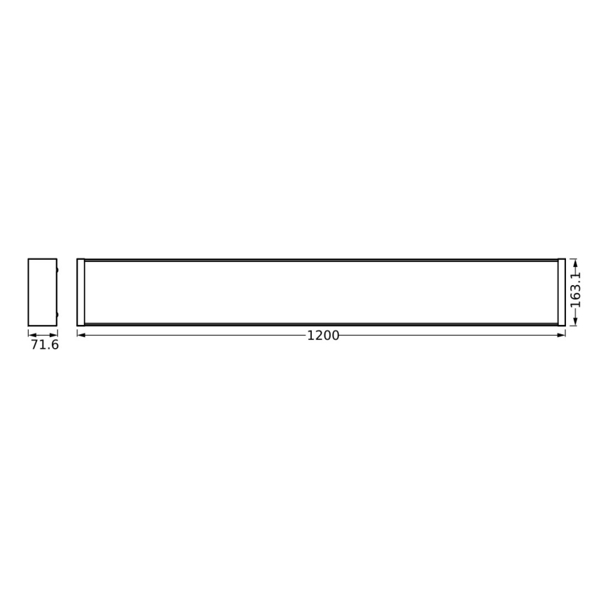 Osram - prigušiva LED plafonska svetiljka OFFICE LINE LED/40W/230V 120 cm + daljinski upravljač