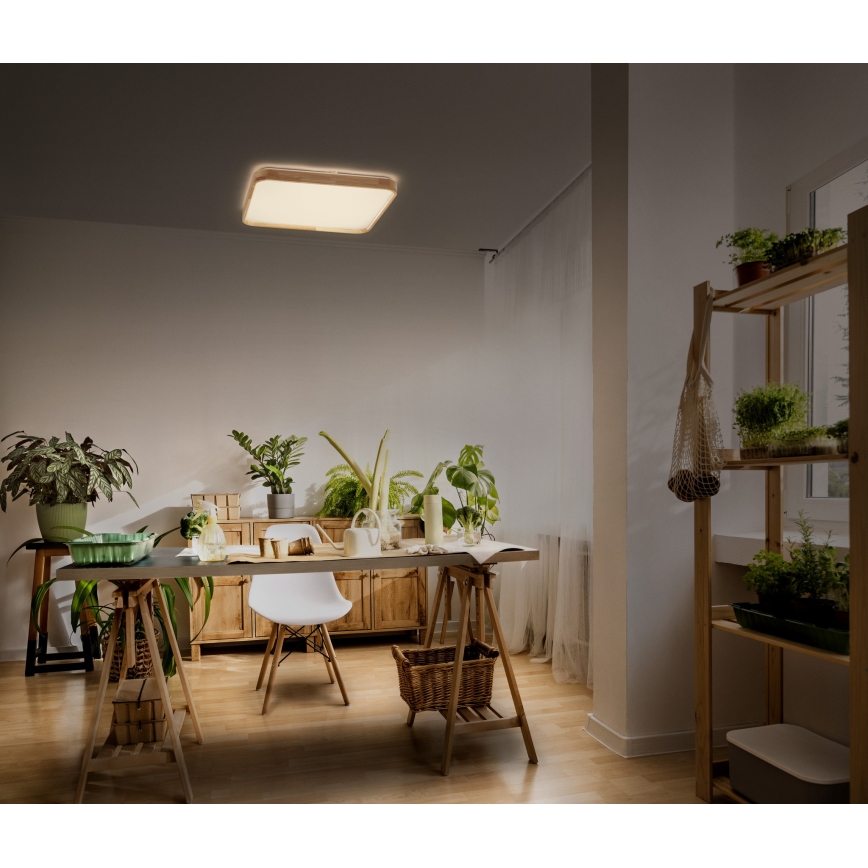Osram - LED prigušiva stropna svetiljka ORBIS ALICIA LED/16W/230V 29,2x29,2 cm bež