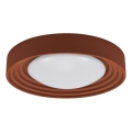 Osram - LED prigušiva plafonska svetiljka ORBIS CONCRETE LED/24,5W/230V pr. 50 cm braon/beton