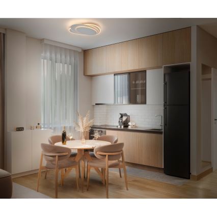 Osram - LED prigušiva plafonska lampa ORBIS LAYERS LED/50W/230V 2600-6000K 36x49 cm bela + daljinski upravljač