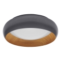 Osram - LED prigušiva plafonska svetiljka ORBIS LIVIA LED/16W/230V preč. 30 cm antracit/braon