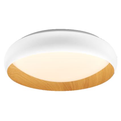 Osram - LED prigušiva stropna svetiljka ORBIS LIVIA LED/24W/230V prečnik 43 cm bela/smeđa