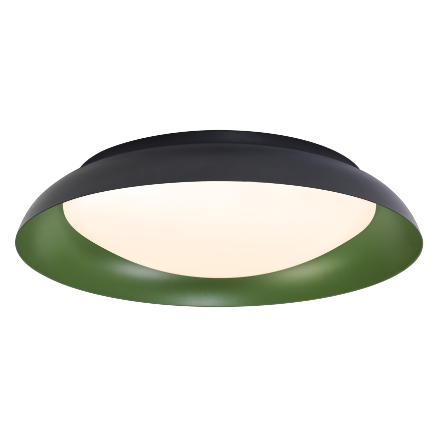 Osram - LED prigušiva plafonska lampa ORBIS PLATE LED/45W/230V, prečnik 48 cm, zelena/crna