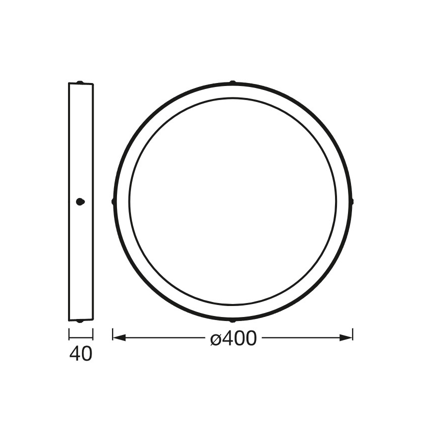 Osram - LED prigušiva plafonska svetiljka SMART+ DOWNLIGHT LED/22W/230V prečnik 40 cm 3000-6500K Wi-Fi