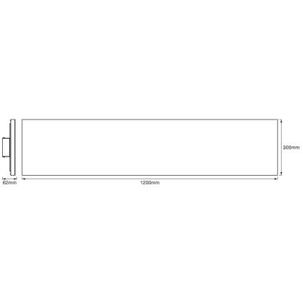 Osram - LED prigušiva plafonsko svetlo SMART+ FRAMELESS LED/40W/230V 3000-6500K Wi-Fi