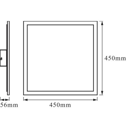 Osram - LED prigušiva plafonsko svetilo SMART+ PLANON LED/28W/230V 45x45 cm 3000-6500K Wi-Fi