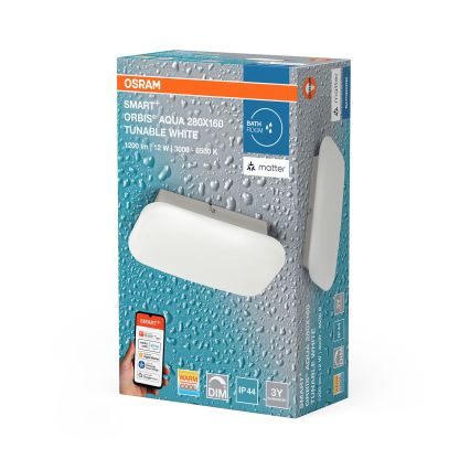 Osram - LED prigušiva plafonska svetiljka za kupatilo SMART+ AQUA LED/12W/230V 3000-6500K IP44 Wi-Fi