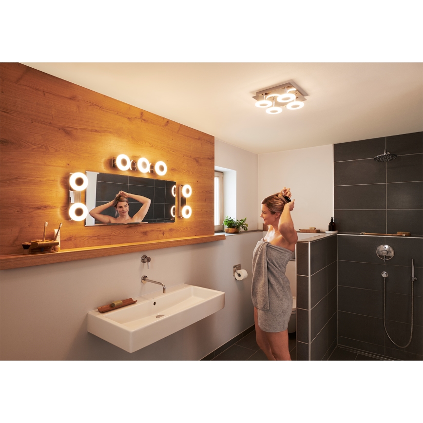 Osram - prigušiva LED plafonska lampa za kupatilo SMART+ WAVE LED/24W/230V 3000-6500K IP44 Wi-Fi