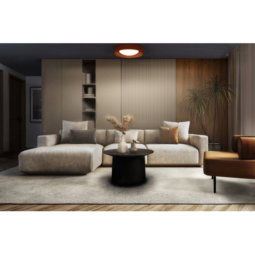 Osram - LED prigušiva plafonska svetiljka ORBIS CONCRETE LED/24,5W/230V pr. 50 cm braon/beton