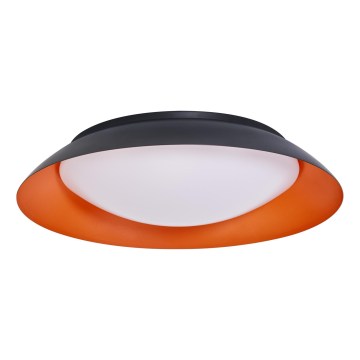 Osram - LED prigušiva plafonsko svetlo ORBIS PLATE LED/45W/230V prečnik 48 cm narandžasto/crno