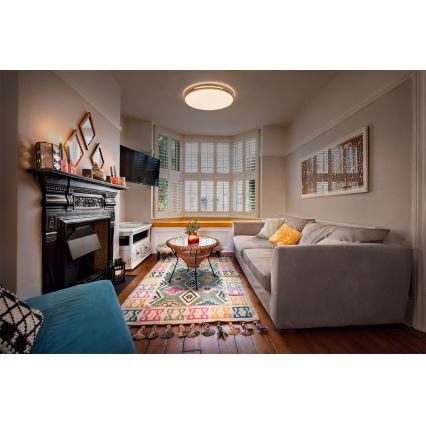 Osram - LED prigušiva plafonsko svetlo ORBIS WOODBURRY LED/16W/230V, prečnik 30 cm