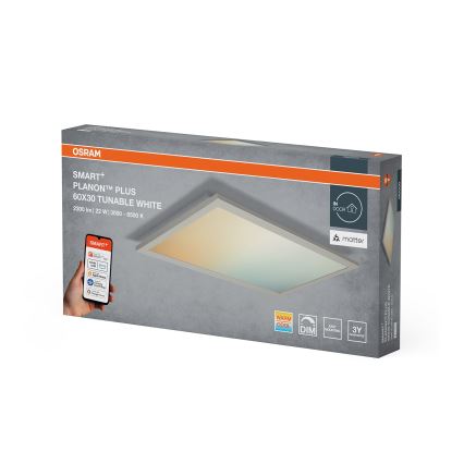 Osram - prigušiva LED plafonska svetiljka SMART+ PLANON LED/22W/230V 60x30 cm 3000-6500K Wi-Fi
