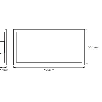 Osram - prigušiva LED plafonska svetiljka SMART+ PLANON LED/22W/230V 60x30 cm 3000-6500K Wi-Fi