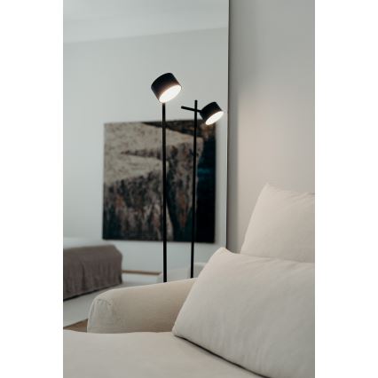 Osram - LED prigušiva dodirna podna lampa DECOR KYOTO LED/12W/230V CRI 90 crna