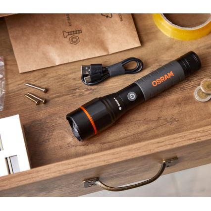 Osram - LED prigušiva punjiva ručna lampa LEDINSPECT PRO TORCH 1200 LED/13W/3,6V 4000 mAh IP44