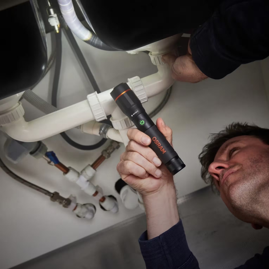 Osram - LED prigušiva punjiva baterijska lampa LEDINSPECT PRO TORCH 500 LED/6W/3,7V 2200 mAh IP44