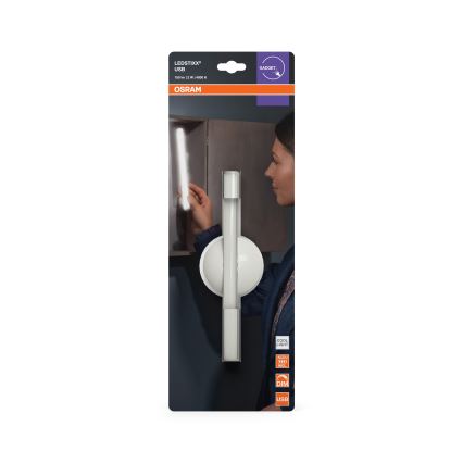Osram - LED prigušiva punjiva orijentaciona svetiljka LEDSTIXX LED/2W/5V CRI 90 IP44 bela