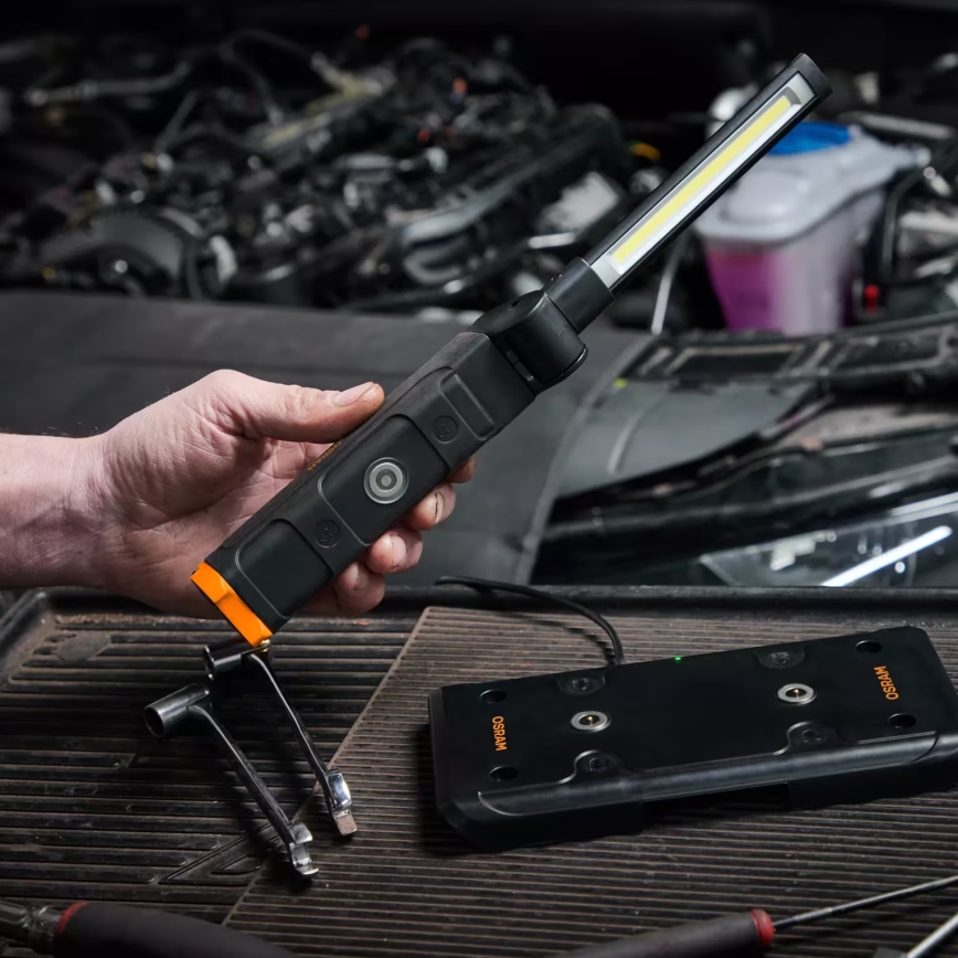 Osram - prigušiva punjiva LED lampa LEDINSPECT WIRE-FREE SLIM 600 LED/5W/3,7V IP54 2600 mAh