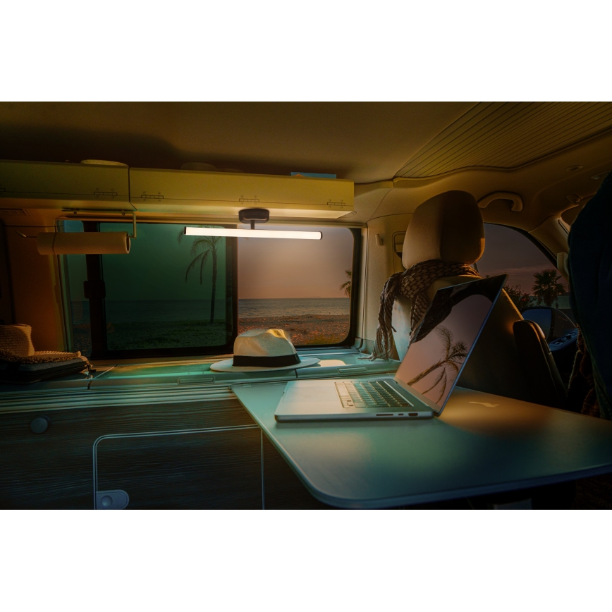 Osram - LED prigušiva punjiva dodirna zidna lampa NIGHTLUX LED/1,8W/5V crna